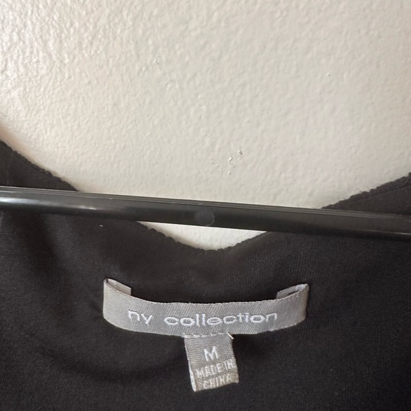 Floral Colorful Spring Summer V Neck Blouse Medium Crochet floral print tunic - Picture 3 of 12